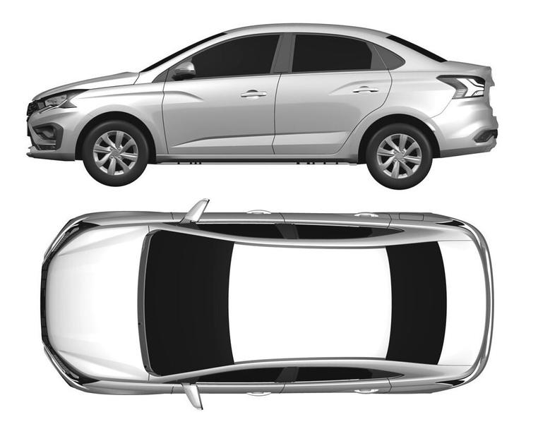 Стало известно как будет выглядеть новая Lada Iskra седан